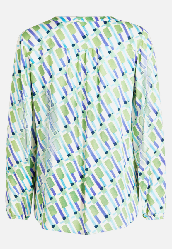 Casual-Bluse mit Knöpfen / Rückseite