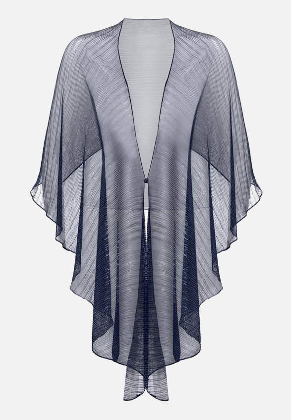 Cape im Glitzer-Look / Vorderseite