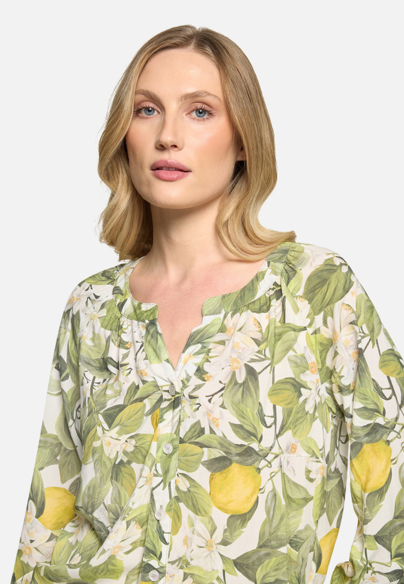 Casual-Bluse mit Knopfleiste / Detailbild