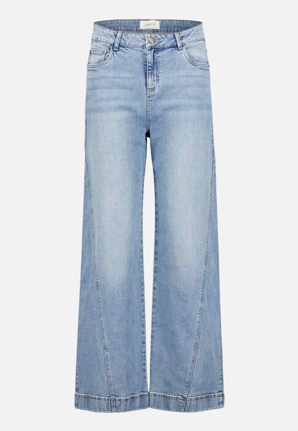 Stretch-Jeans mit Waschung / Vorderseite