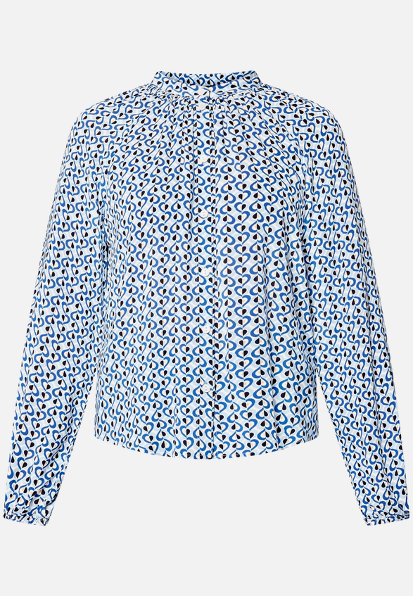 Bluse mit grafischem Print / Vorderseite