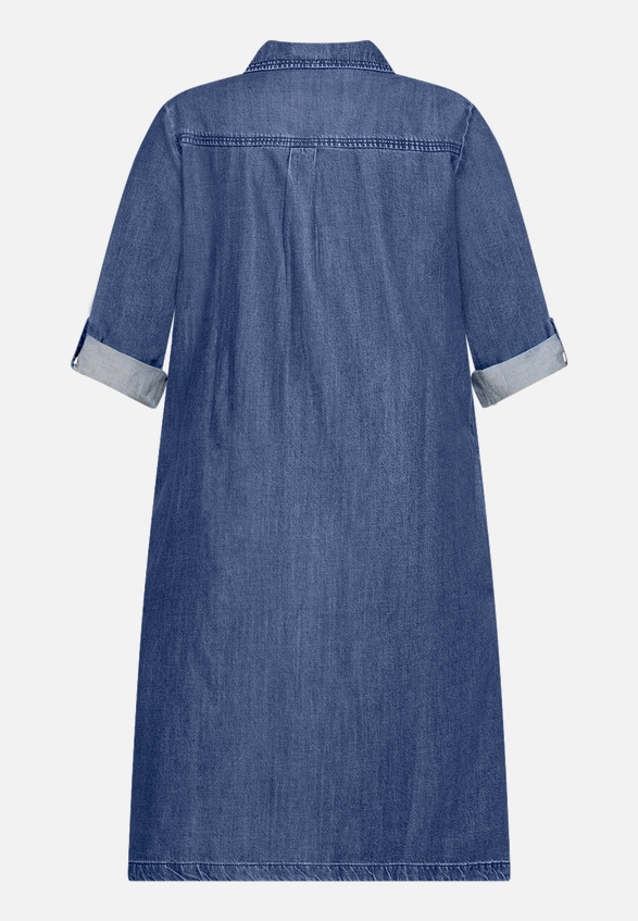 Jeanskleid mit Kragen / Rückseite