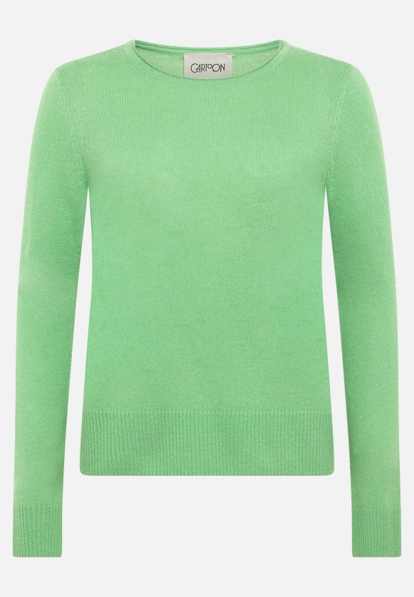 Kaschmir-Pullover mit Rundhalsausschnitt / Vorderseite