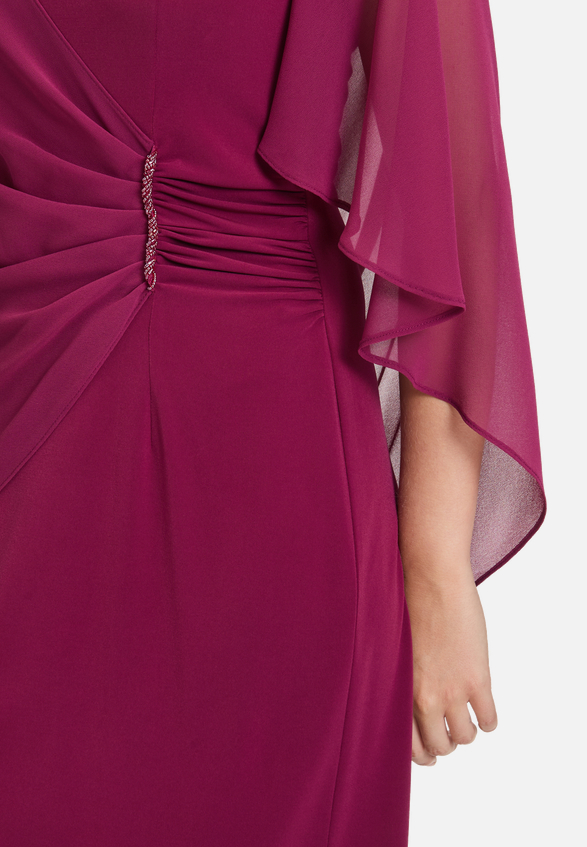 Cocktailkleid mit Raffung / Detailbild