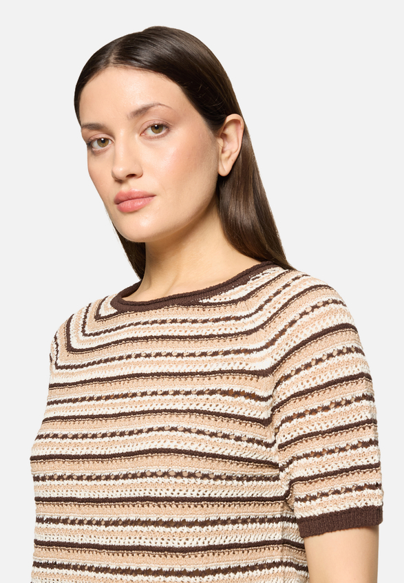 Strickpullover mit Rundhalsausschnitt / Detailbild