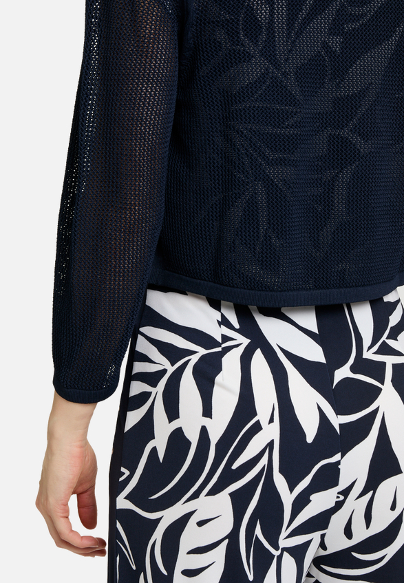 Sommer-Strickjacke mit 3/4 Arm / Detailbild