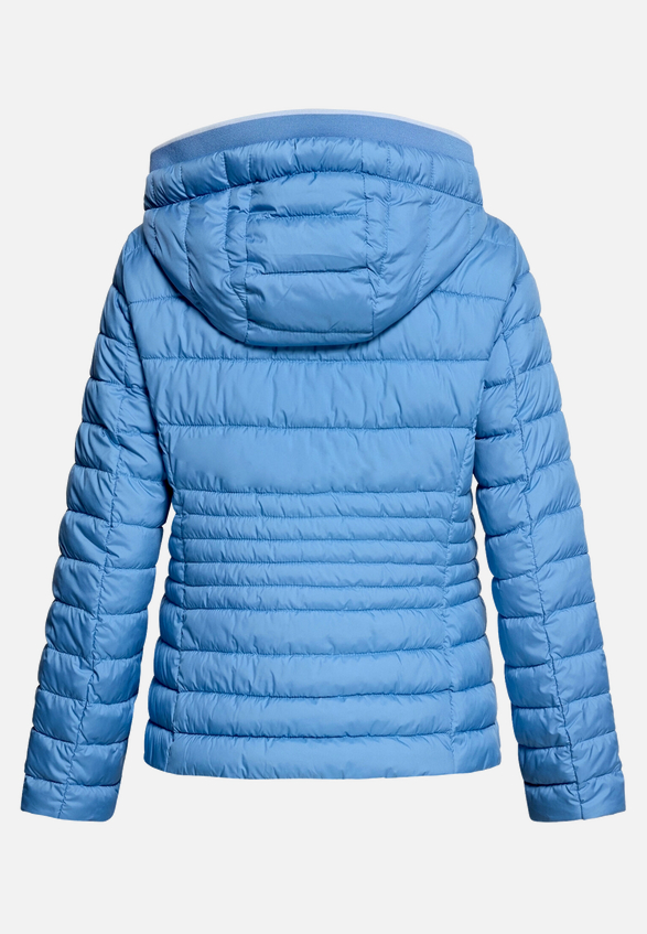 Steppjacke leicht mit abnehmbarer Kapuze / Rückseite