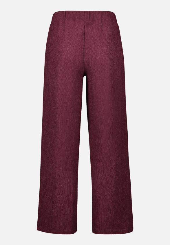 Casual-Hose mit weitem Bein / Rückseite