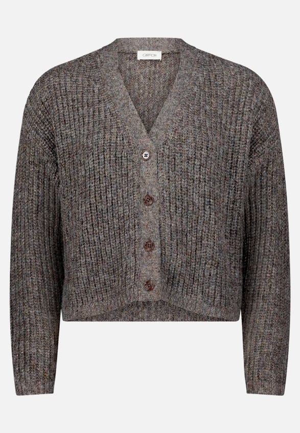 Cardigan mit V-Ausschnitt / Vorderseite