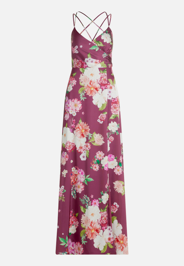 Abendkleid mit V-Ausschnitt / Vorderseite