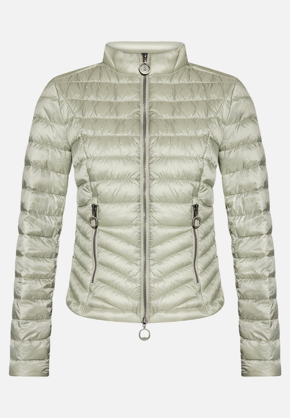 Steppjacke mit Stehkragen / Vorderseite