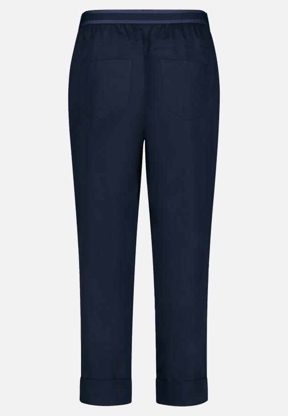 Casual-Hose mit elastischem Bund / Rückseite