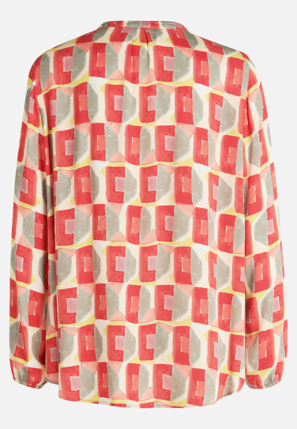 Casual-Bluse mit Knöpfen / Rückseite