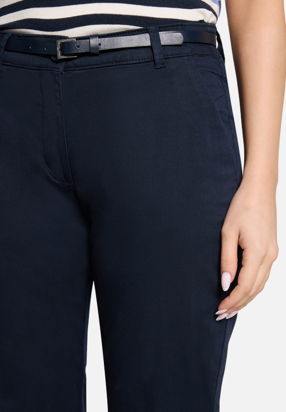 Chino-Hose unifarben / Detailbild