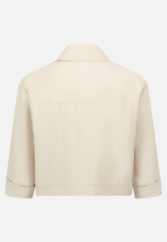Casual-Jacke mit aufgesetzten Taschen / Rückseite