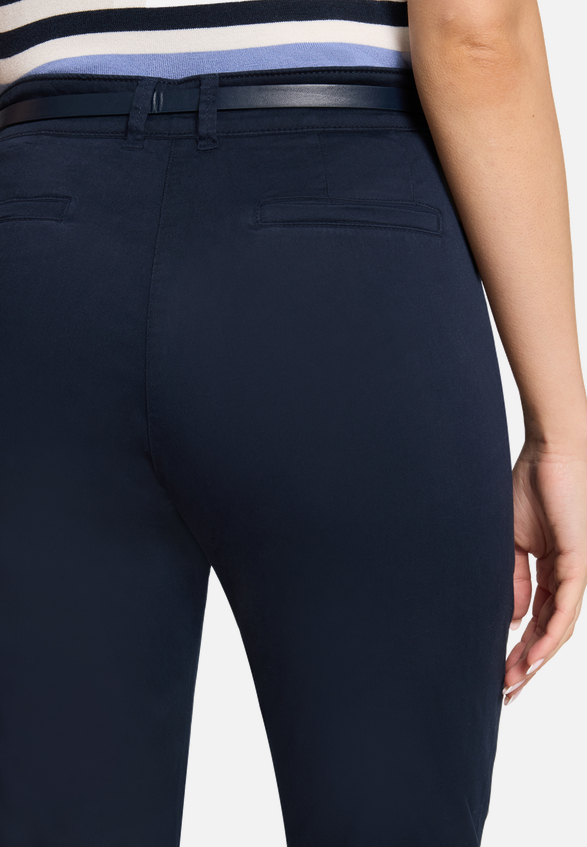 Chino-Hose unifarben / Detailbild