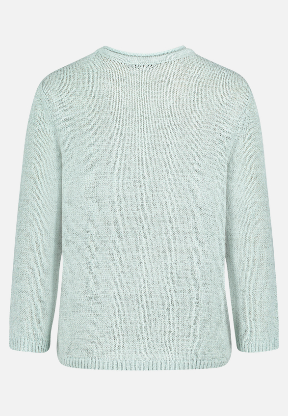 Strickpullover mit 3/4 Arm / Rückseite