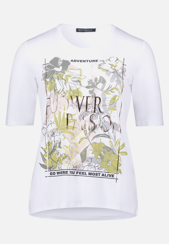 Basic Shirt mit Rundhalsausschnitt / Vorderseite