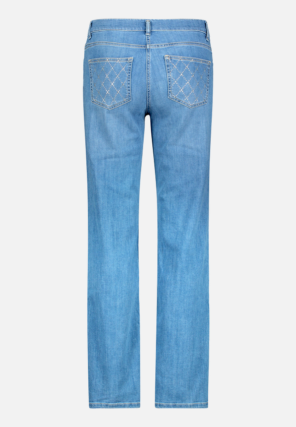 Casual-Hose mit Strass / Rückseite