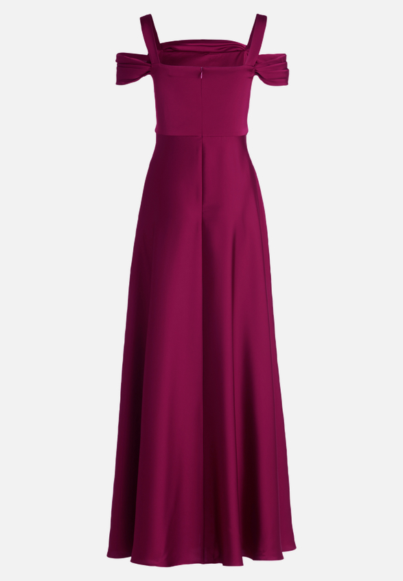 Abendkleid schulterfrei / Rückseite