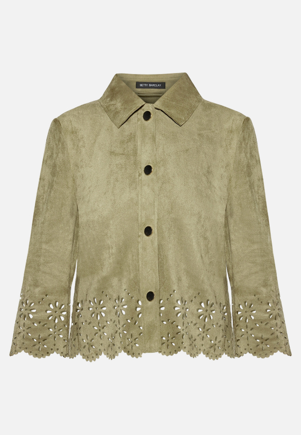 Blazer-Jacke mit Knöpfen / Vorderseite