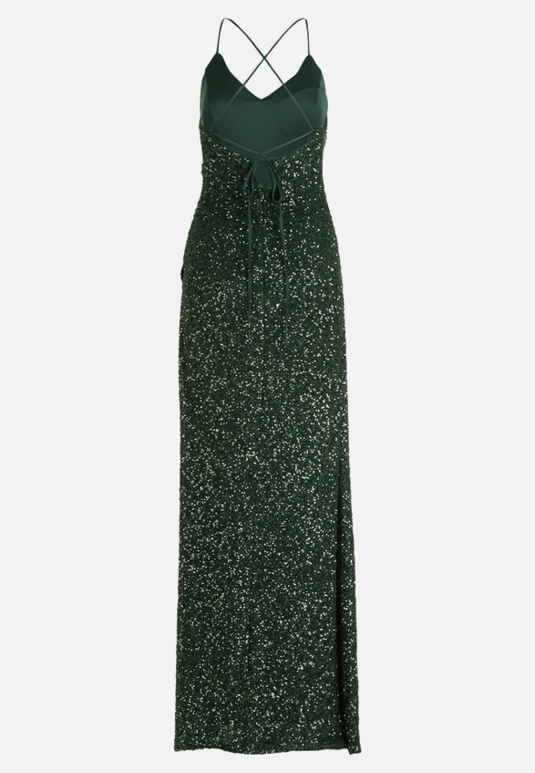 Abendkleid figurbetont / Rückseite