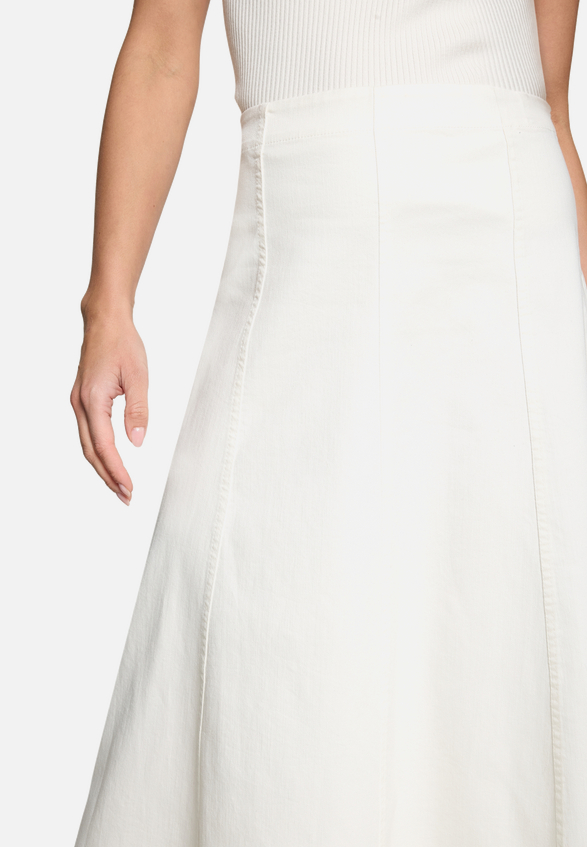 Denimrock  mit A-Linie Maxi / Detailbild
