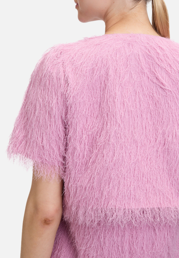 Bolero-Jacke mit Fransen / Detailbild