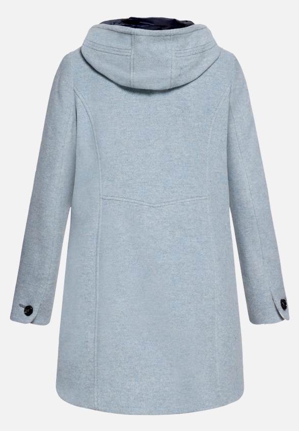Wolljacke mit Kapuze / Rückseite