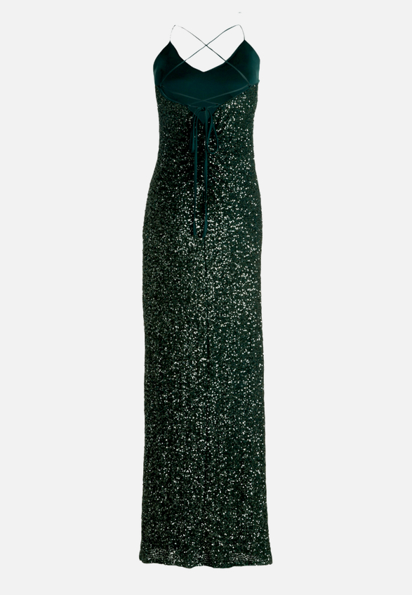 Abendkleid figurbetont / Rückseite