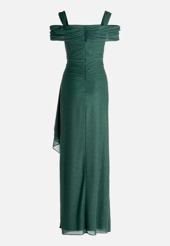 Abendkleid im Glitzer-Look / Rückseite