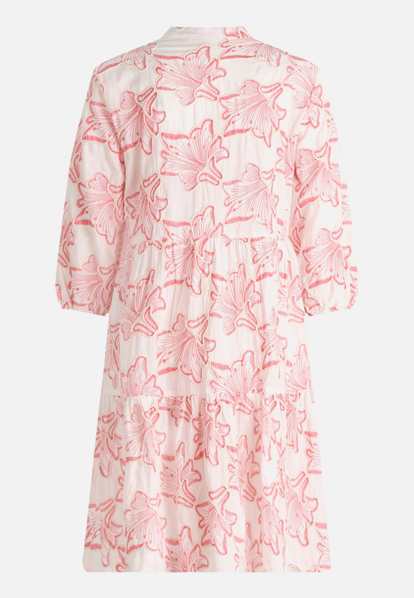 Stufenkleid mit Stickerei / Rückseite