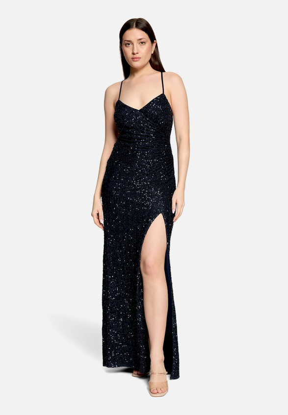 Abendkleid figurbetont / Modellfoto Vorderseite