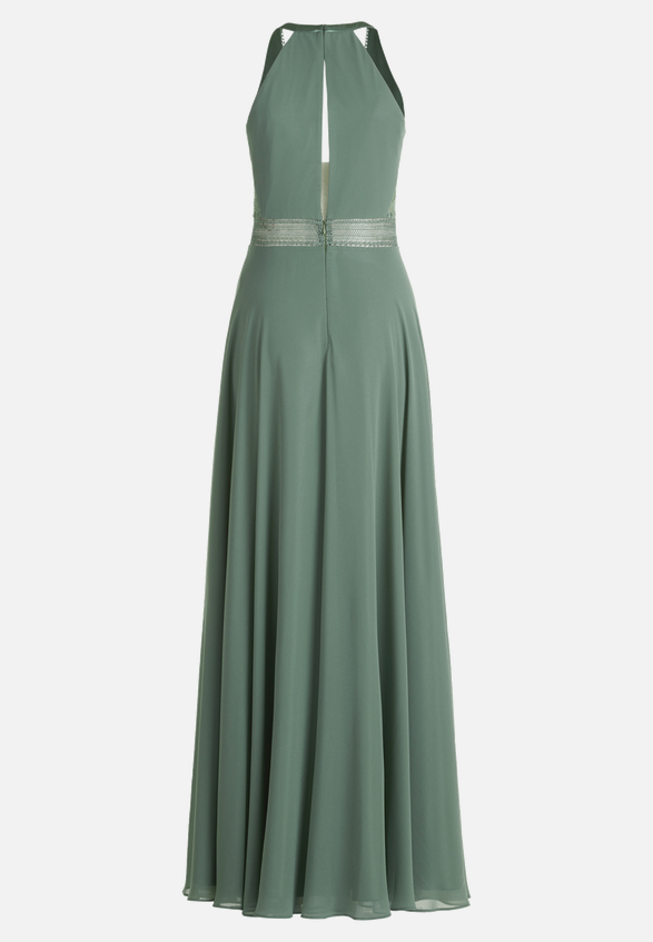 Abendkleid mit Spitze / Rückseite