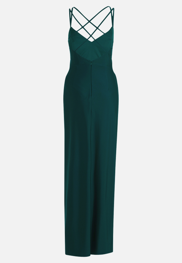 Abendkleid figurbetont / Rückseite