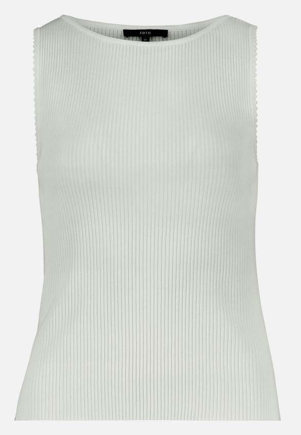 Stricktop  mit U-Boot Ausschnitt  / Vorderseite