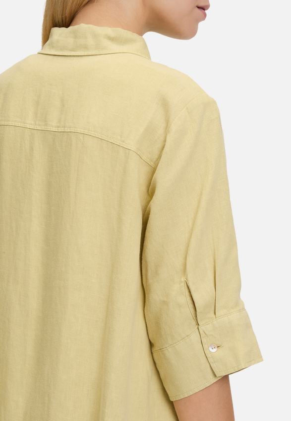 Leinenbluse mit Kragen / Detailbild