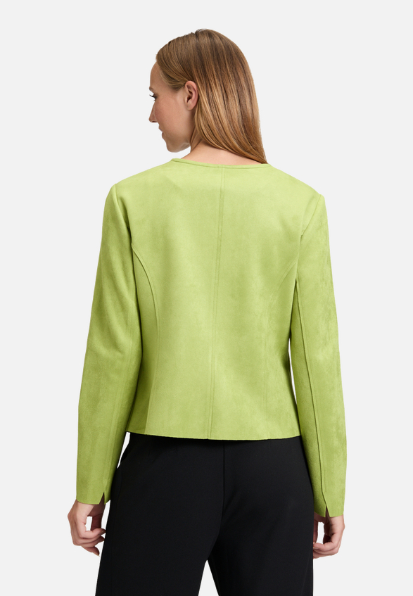 Blazer-Jacke mit Reißverschluss / Modellfoto Rückseite