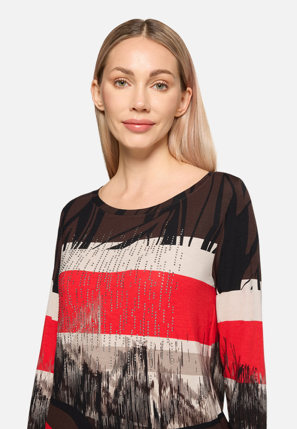 Casual-Shirt mit Gummizug / Detailbild