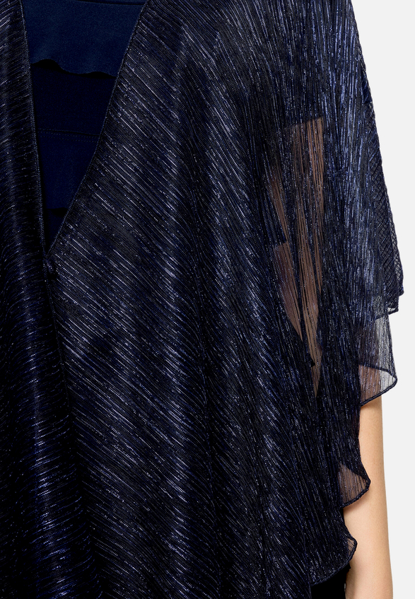 Cape im Glitzer-Look / Detailbild