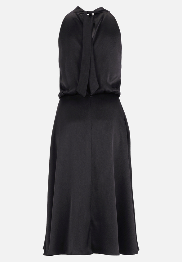 Cocktailkleid mit Stehkragen / Rückseite