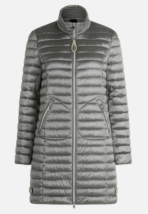 Steppjacke mit Reißverschlusstaschen / Vorderseite