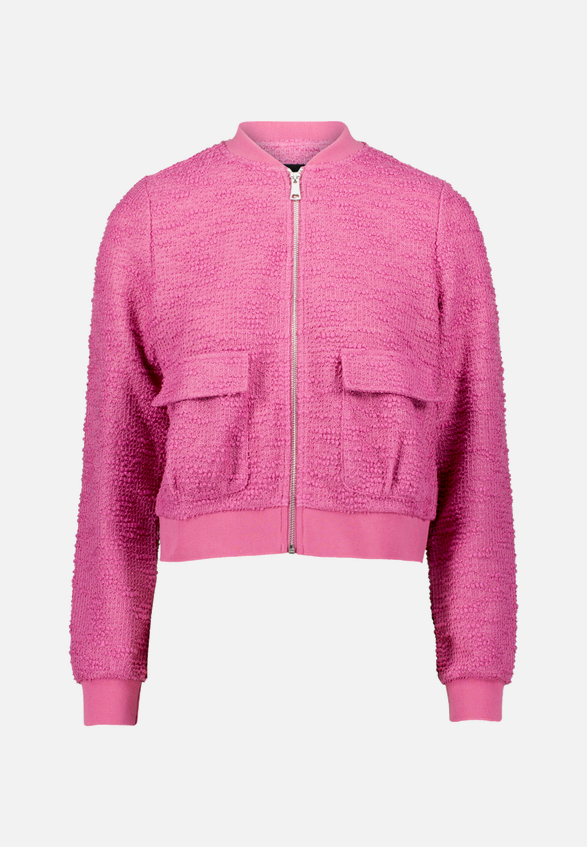 Boucè Jacke mit Reißverschluss / Vorderseite