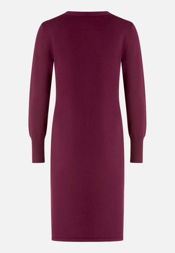 Strickkleid mit Schleifenknoten / Rückseite