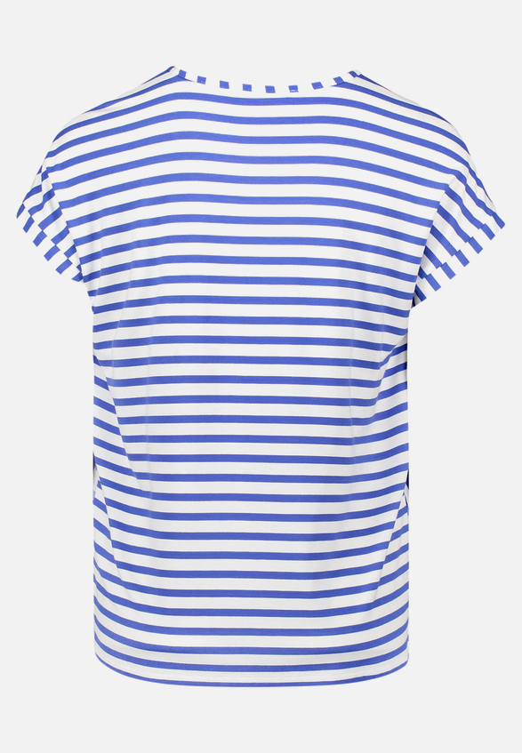 Casual-Shirt mit Ringel / Rückseite