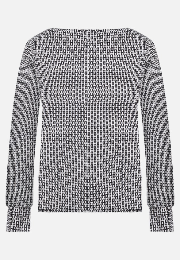 Casual-Shirt mit Gummizug / Rückseite