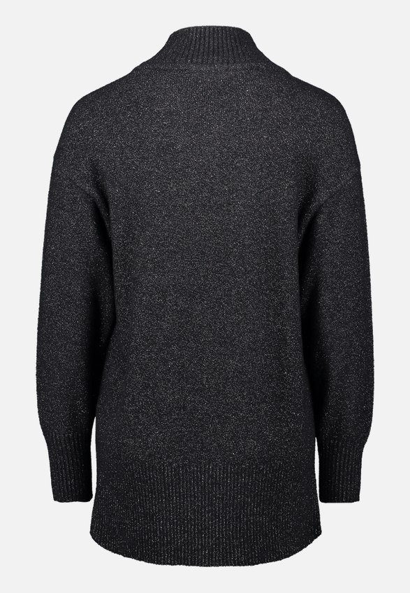 Strickpullover mit Lurexfaden / Rückseite