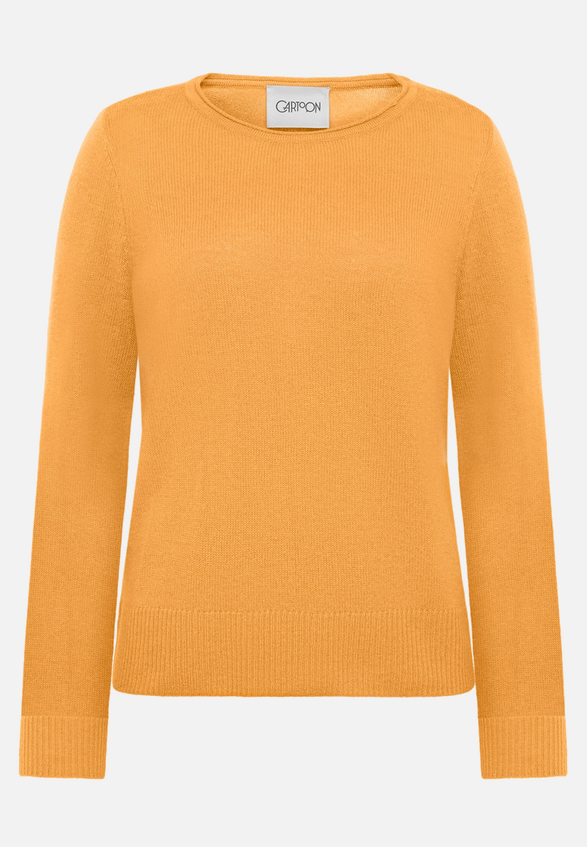 Kaschmir-Pullover mit Rundhalsausschnitt / Vorderseite