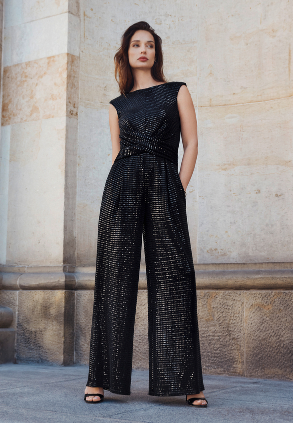 Jumpsuit im Glitzer-Look / Imagebild