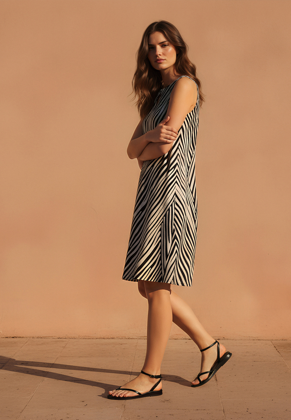 Leinenkleid ohne Arm / Imagebild